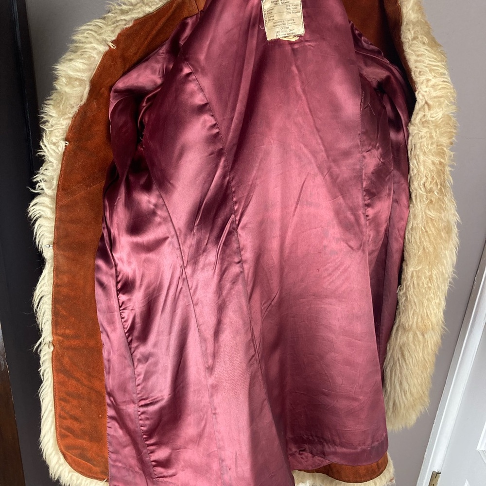 1960s / 1970s Gastown Suede and Shearling Penny Lane Coat - S/M - Picture 10 of 16